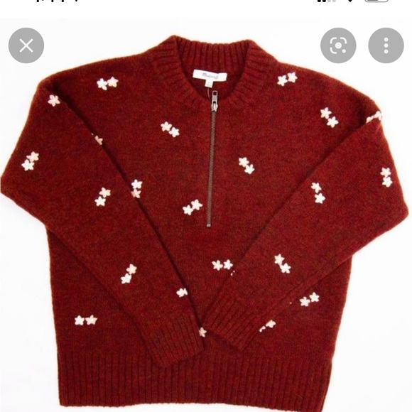 Madewell embroidered sweater - Picture 7 of 8